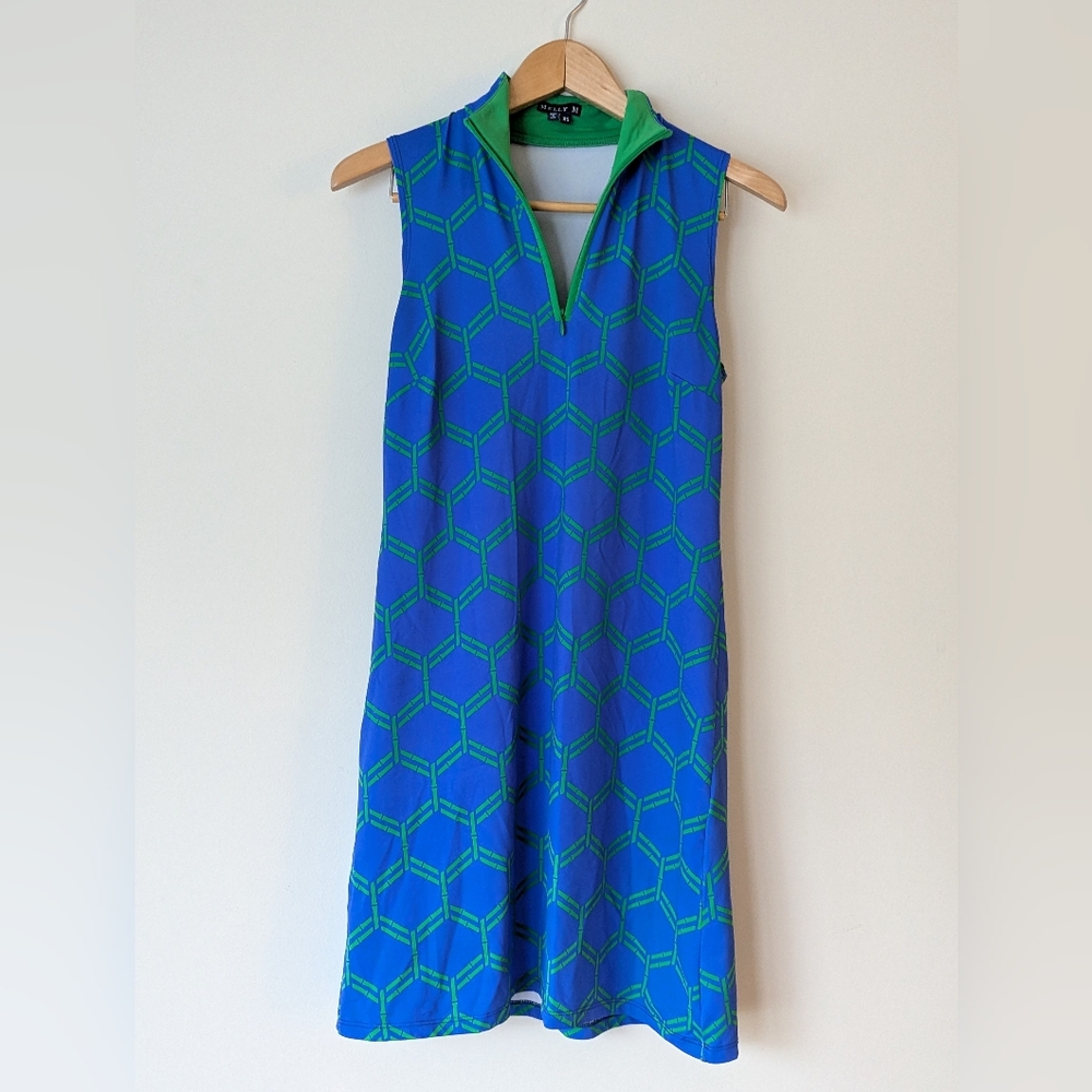 Melly M Green & Blue Delray Golf Dress Size XS
